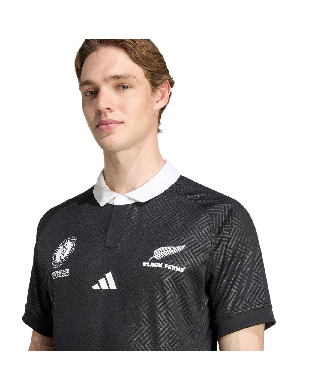 Adidas Black Ferns World Cup Home Shirt 2025 Adults for men