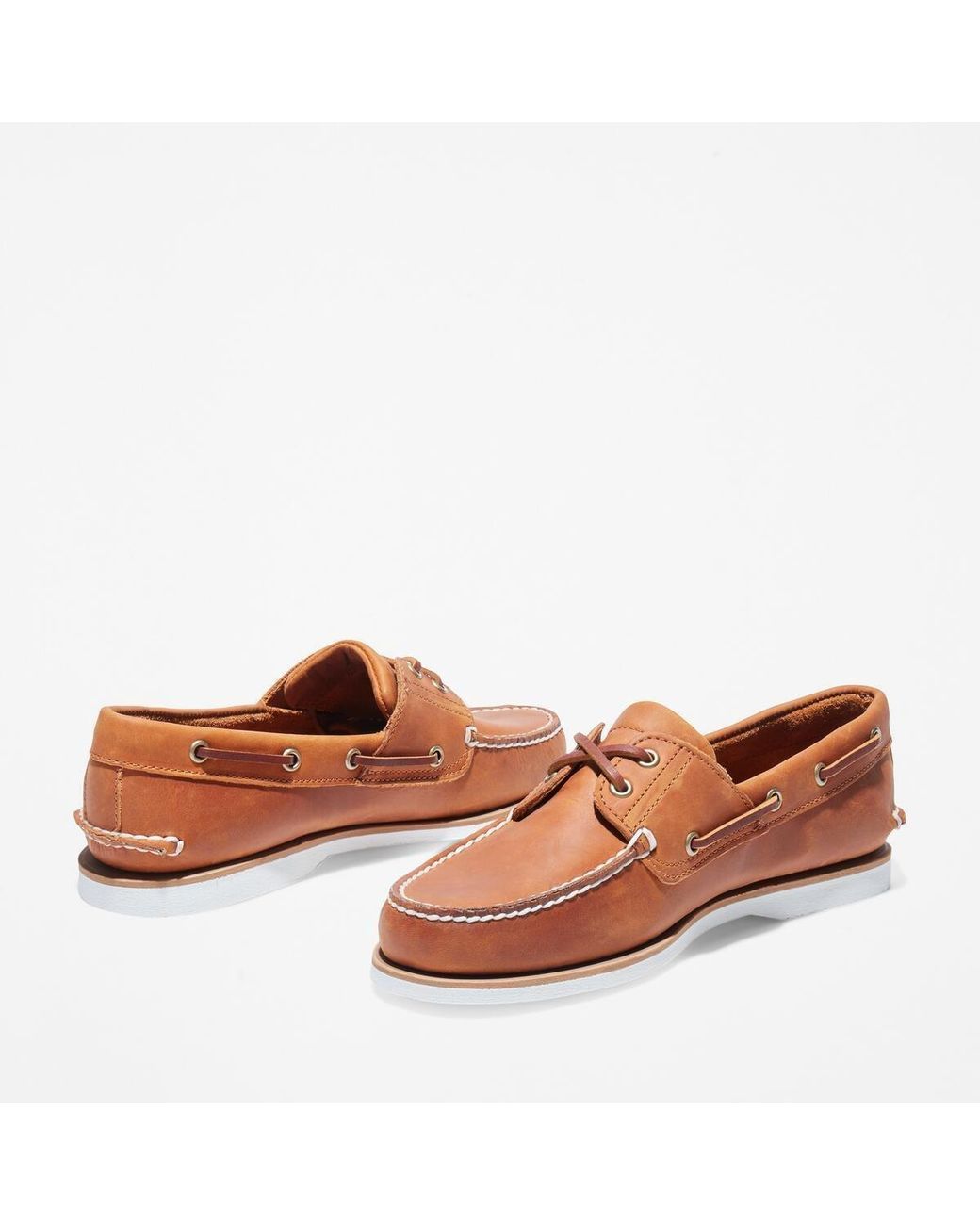 Timberland Brown Classic Boat Shoes for men