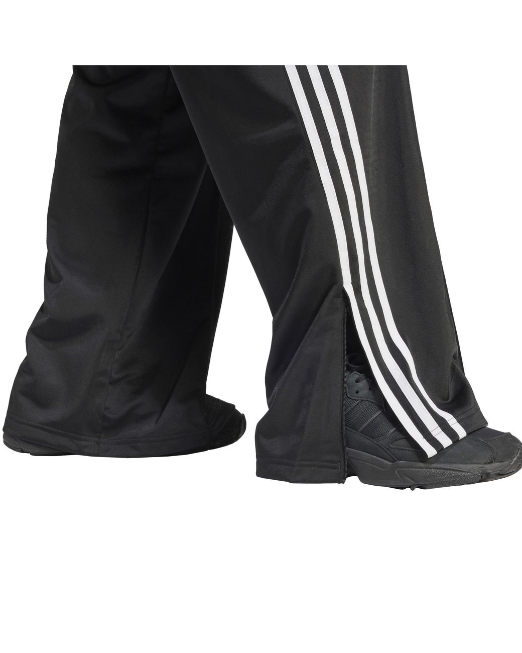Adidas Originals Gray Firebird Open Hem Woven Joggers