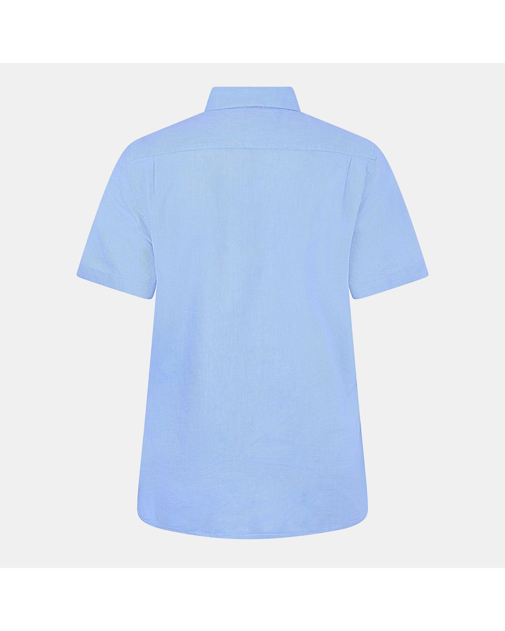 Peter Werth Blue Church Short Sleeve Plain Shirt for men