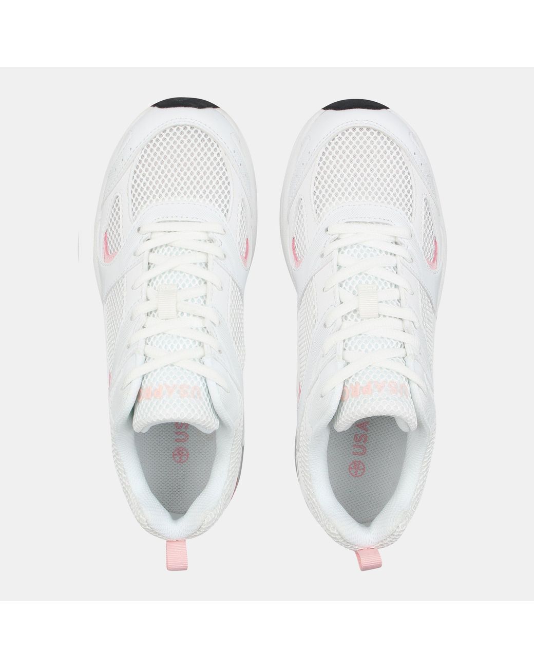 Usa Pro White Mira Trainers