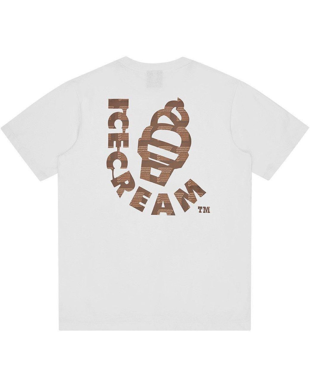 ICECREAM White Waffle Cone T-Shirt for men