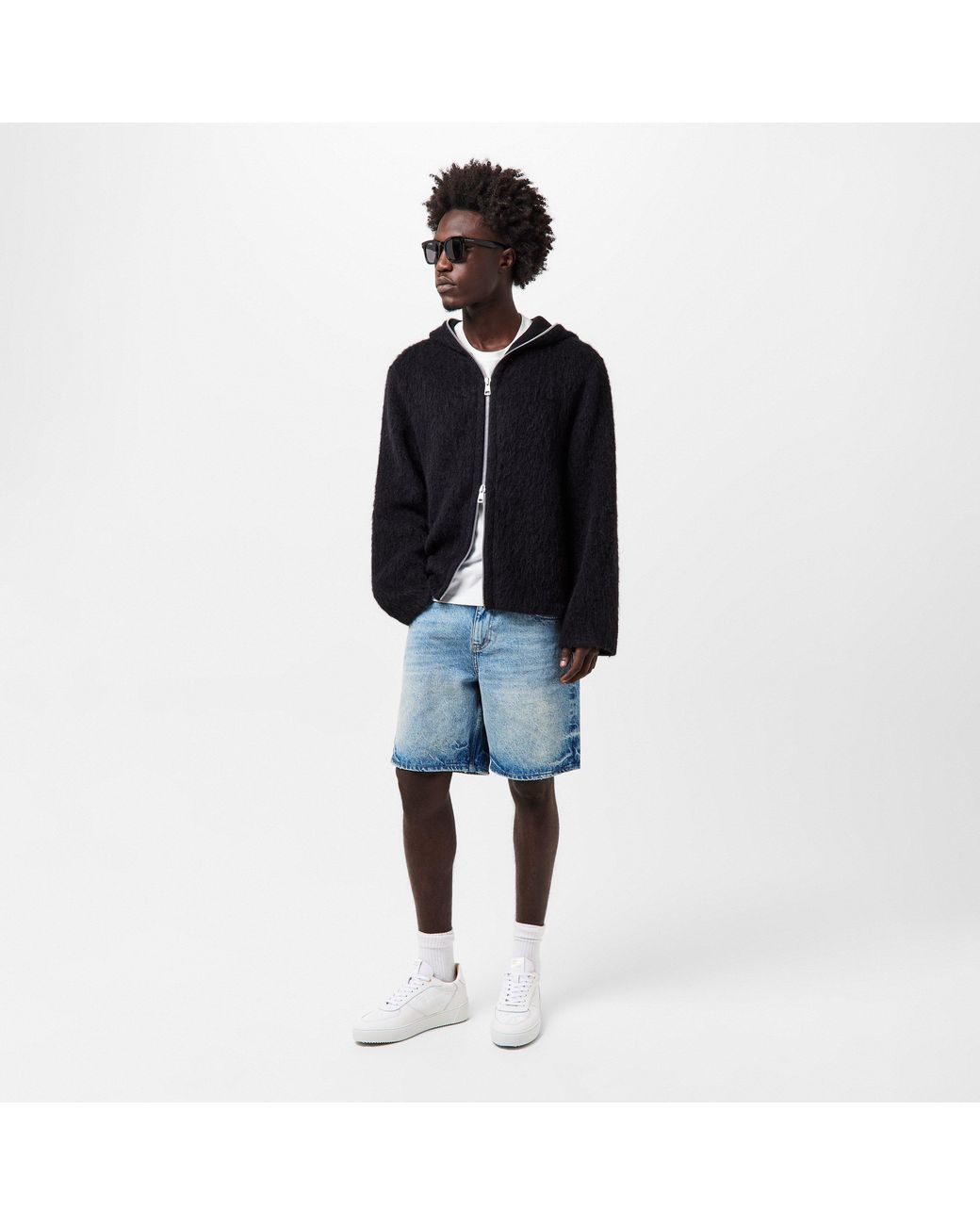 Android Homme White Omega Camo Trainers for men
