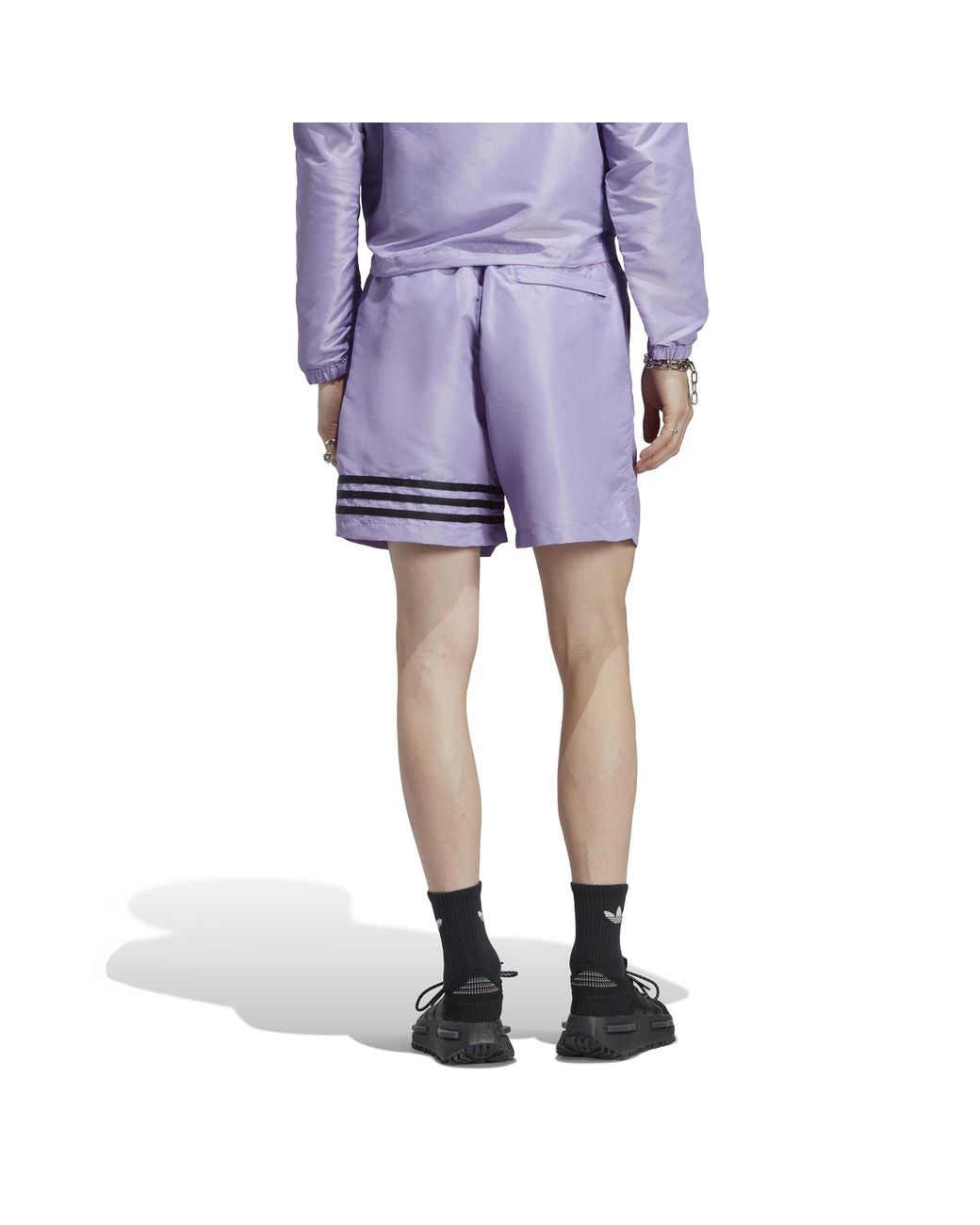Adidas Originals Purple Performance Gym Shorts for men
