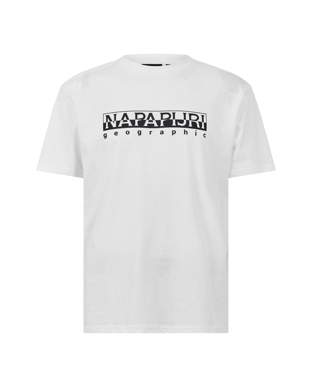 Napapijri White Graphic T-shirt for men
