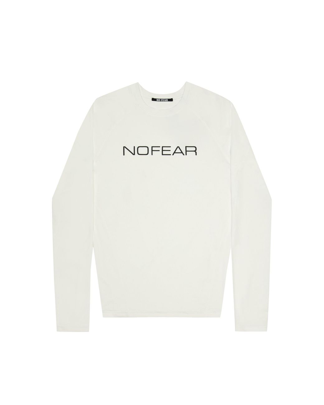 No Fear White Compression Long Sleeve T-Shirt for men