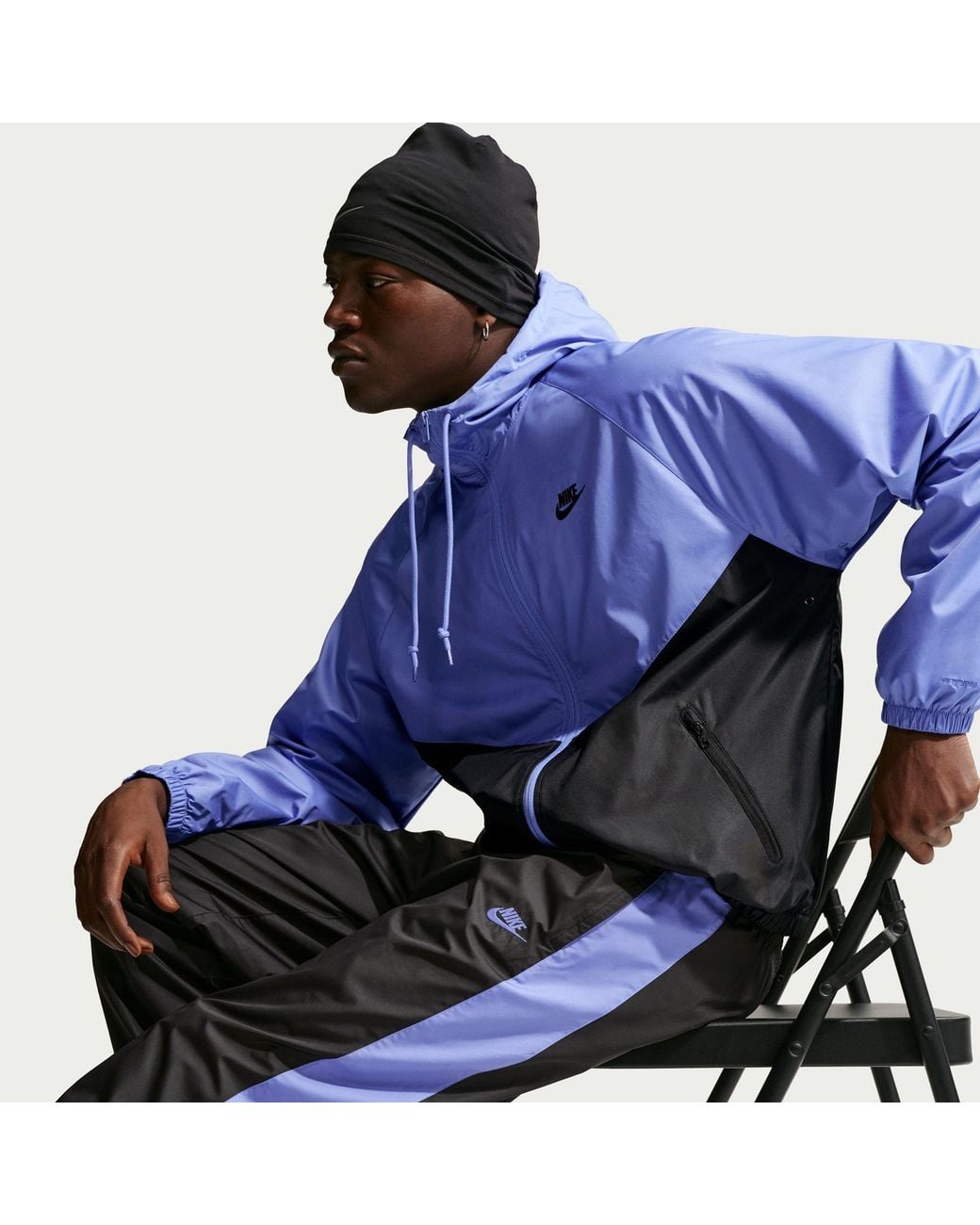 Nike Black Windrunner Pant for men