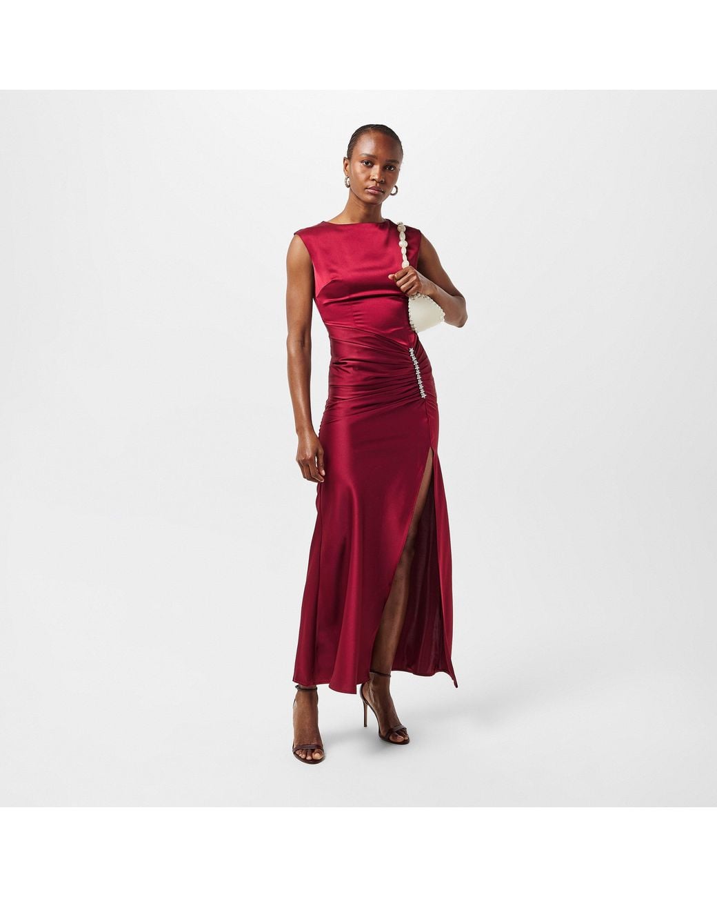 Jarlo Red Arie Ball Gown