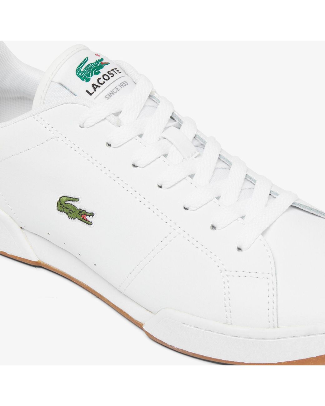 Lacoste White Carnaby Cup Leather Sneakers for men