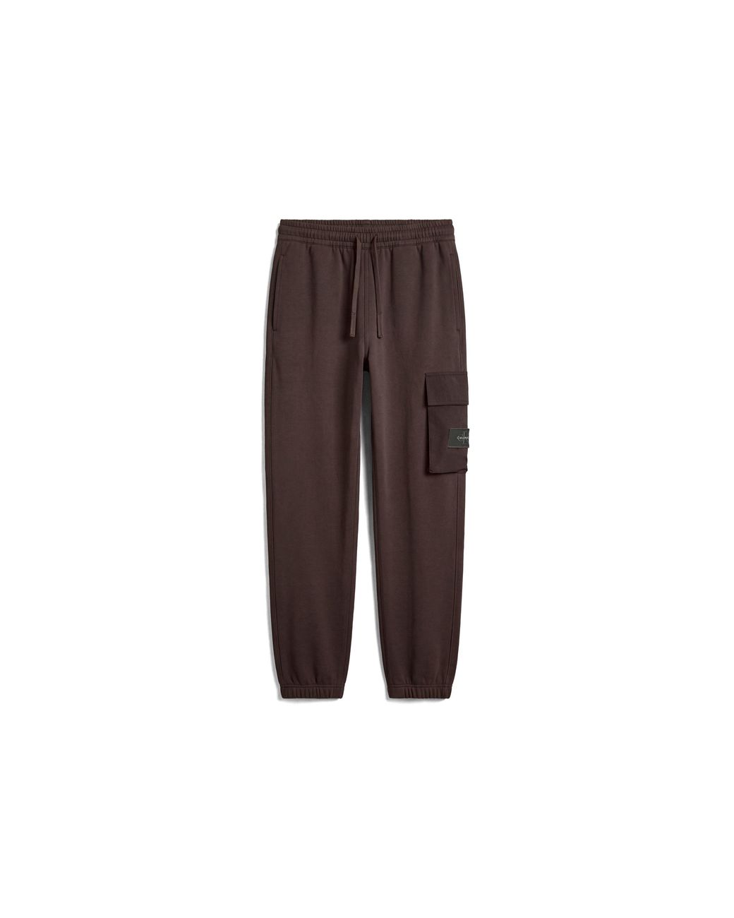Calvin Klein Brown Badge Cotton Joggers for men