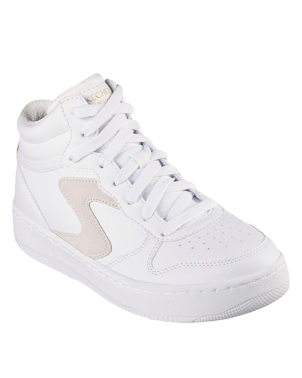 Skechers White High-Top Trainers