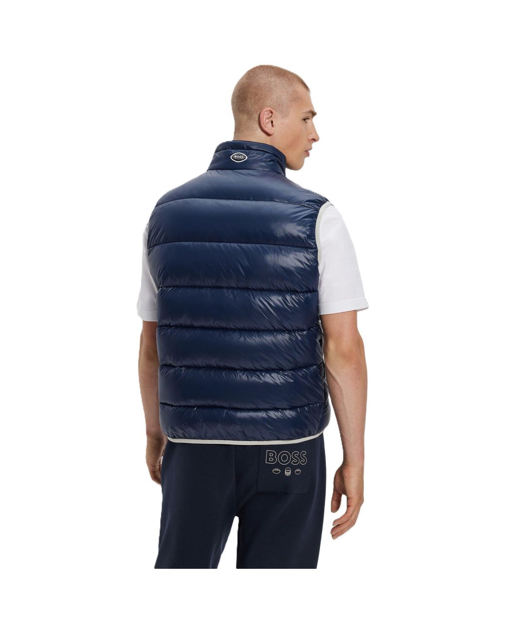 Boss Blue Corner Nfl Puffer Jacket for men