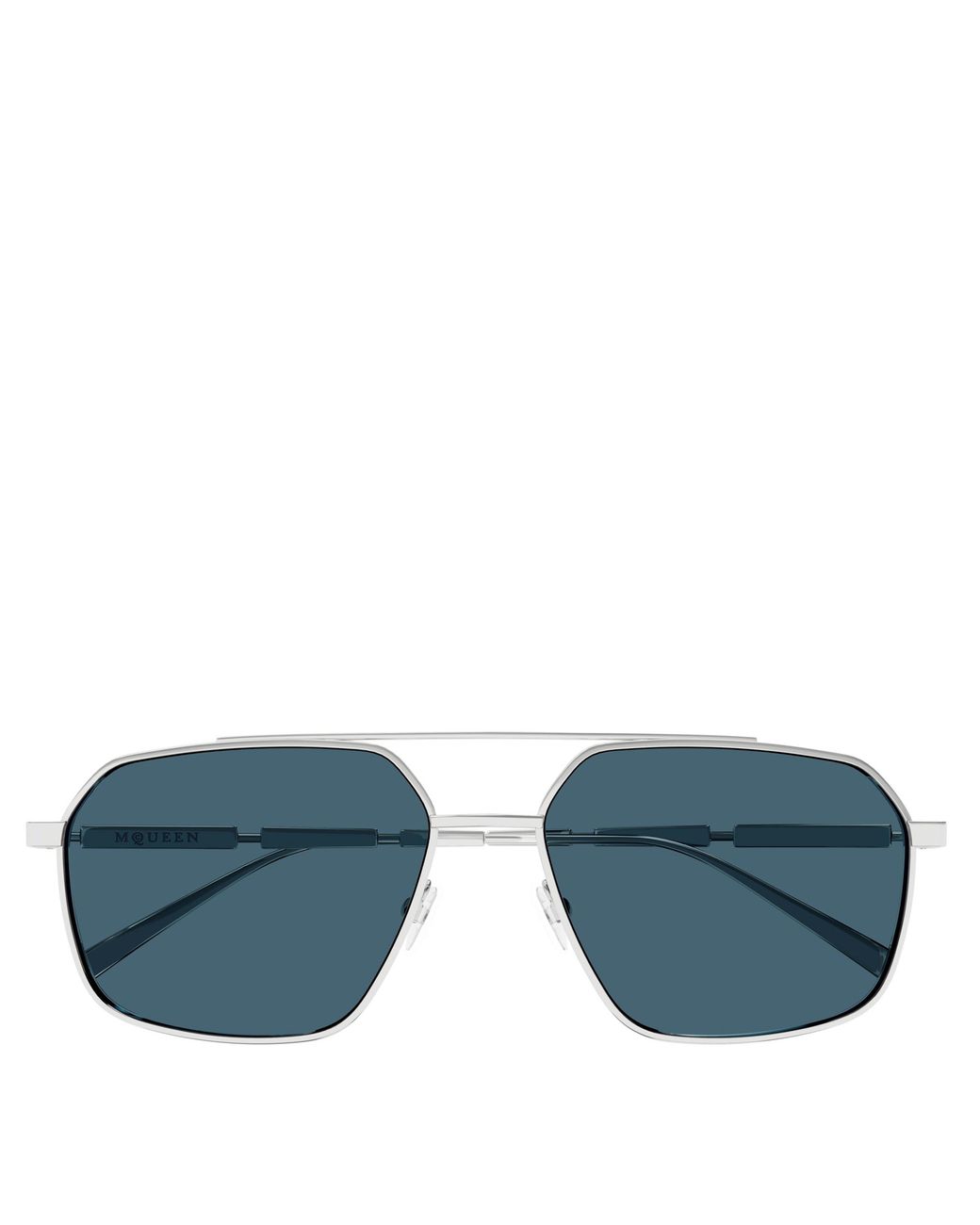 McQueen Blue Mcqueen Am0477S Aviator Sunglasses for men