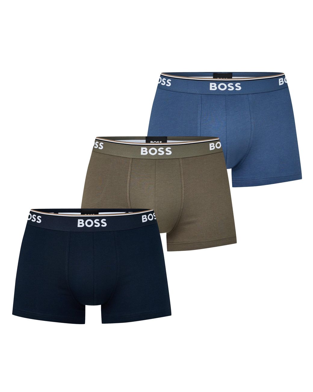 Boss Blue 3 Pack Power Boxer Shorts for men