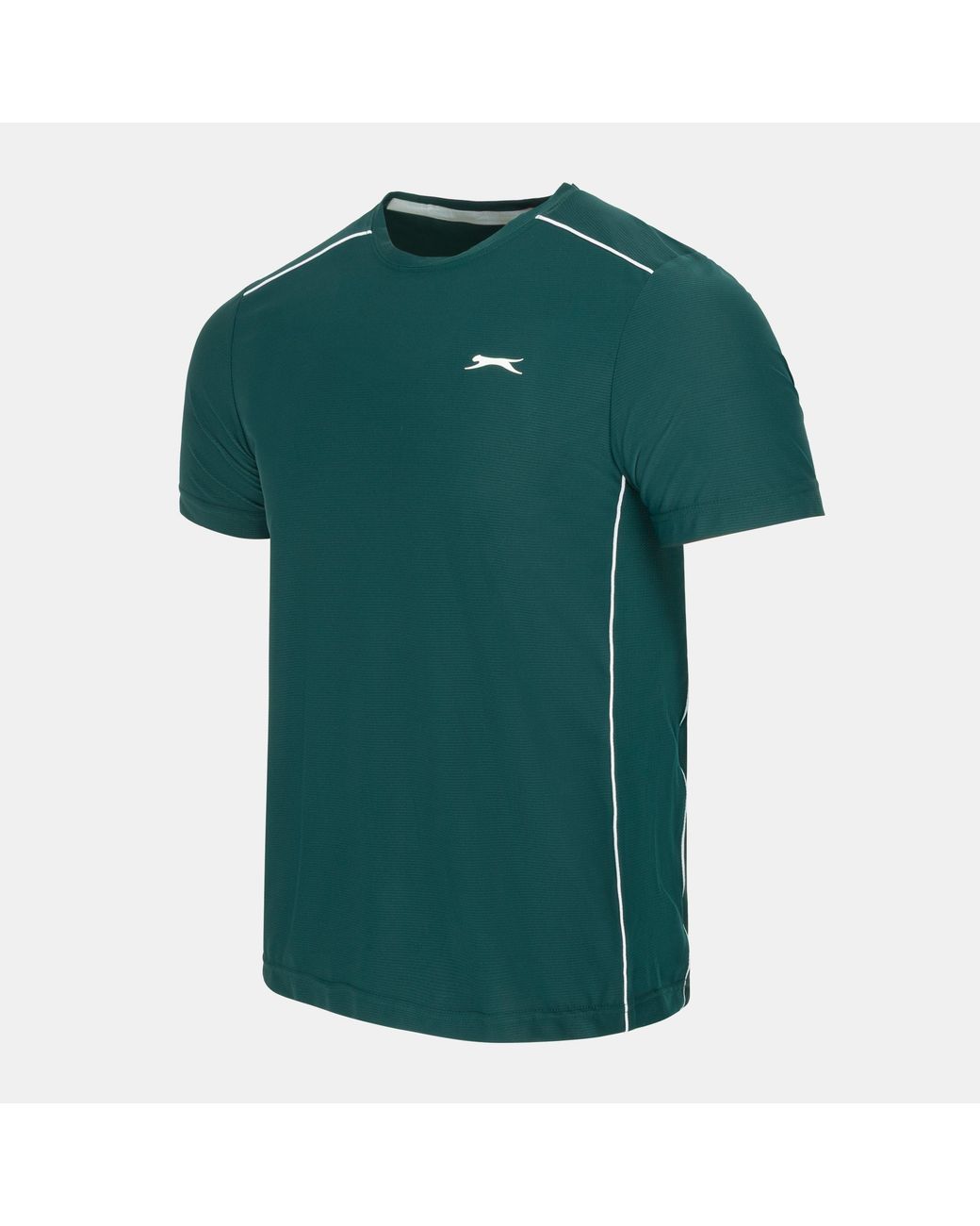 Slazenger 1881 Green Tennis Tech Short Sleeve Performance T-Shirt for men