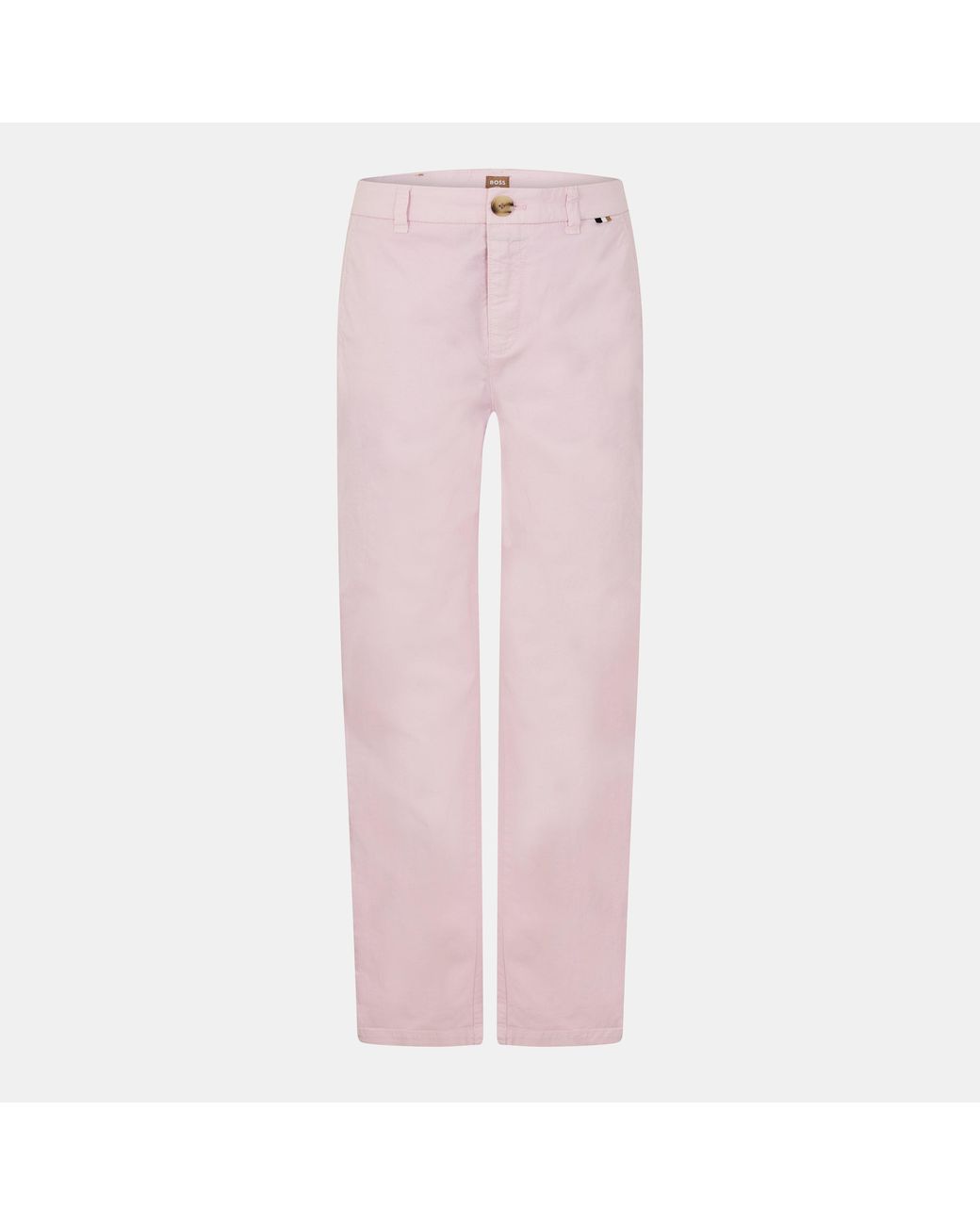 Boss Pink Tachini2 Chino Trousers, Chino Style