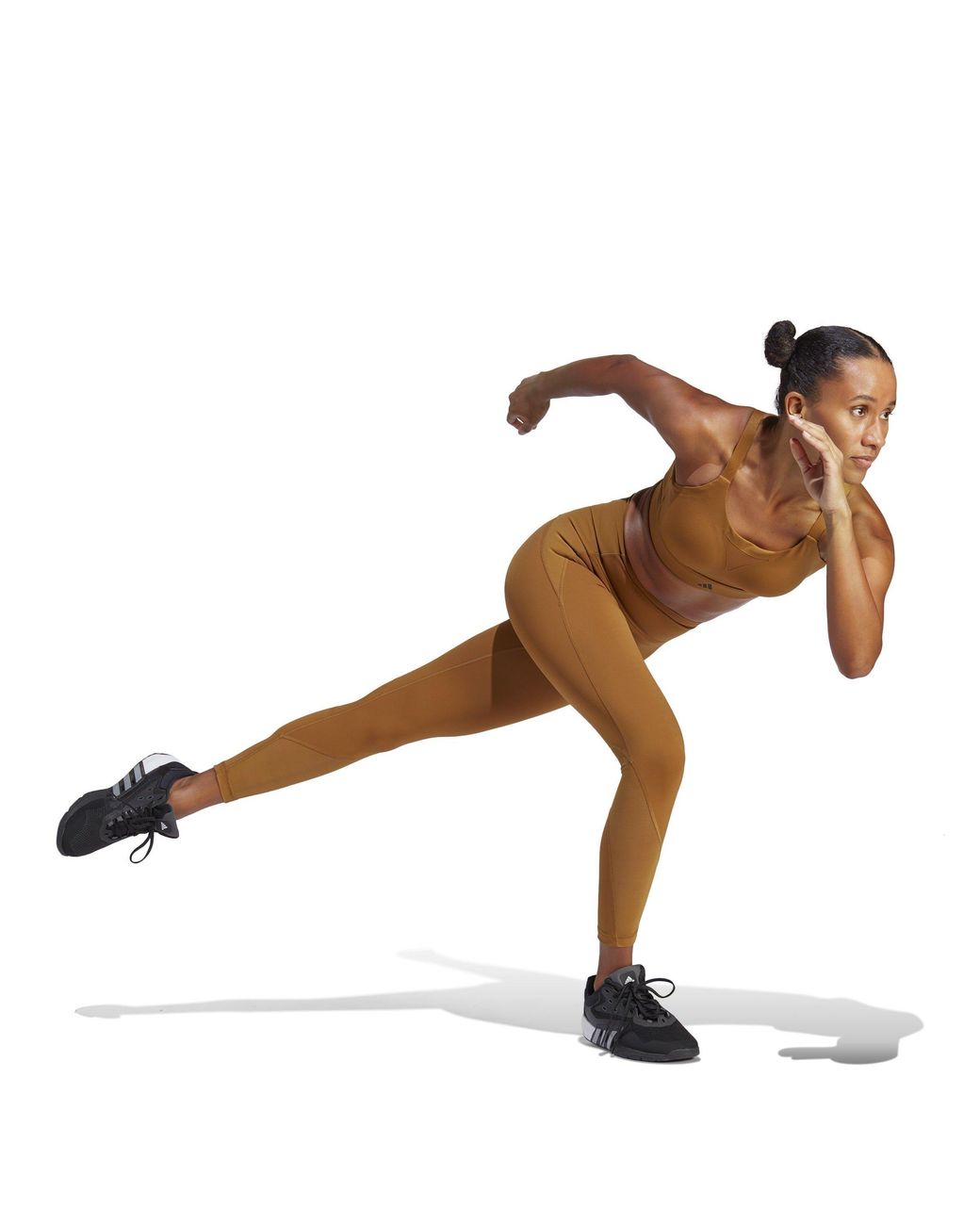 Adidas Brown Tailored Training High-Support Bra
