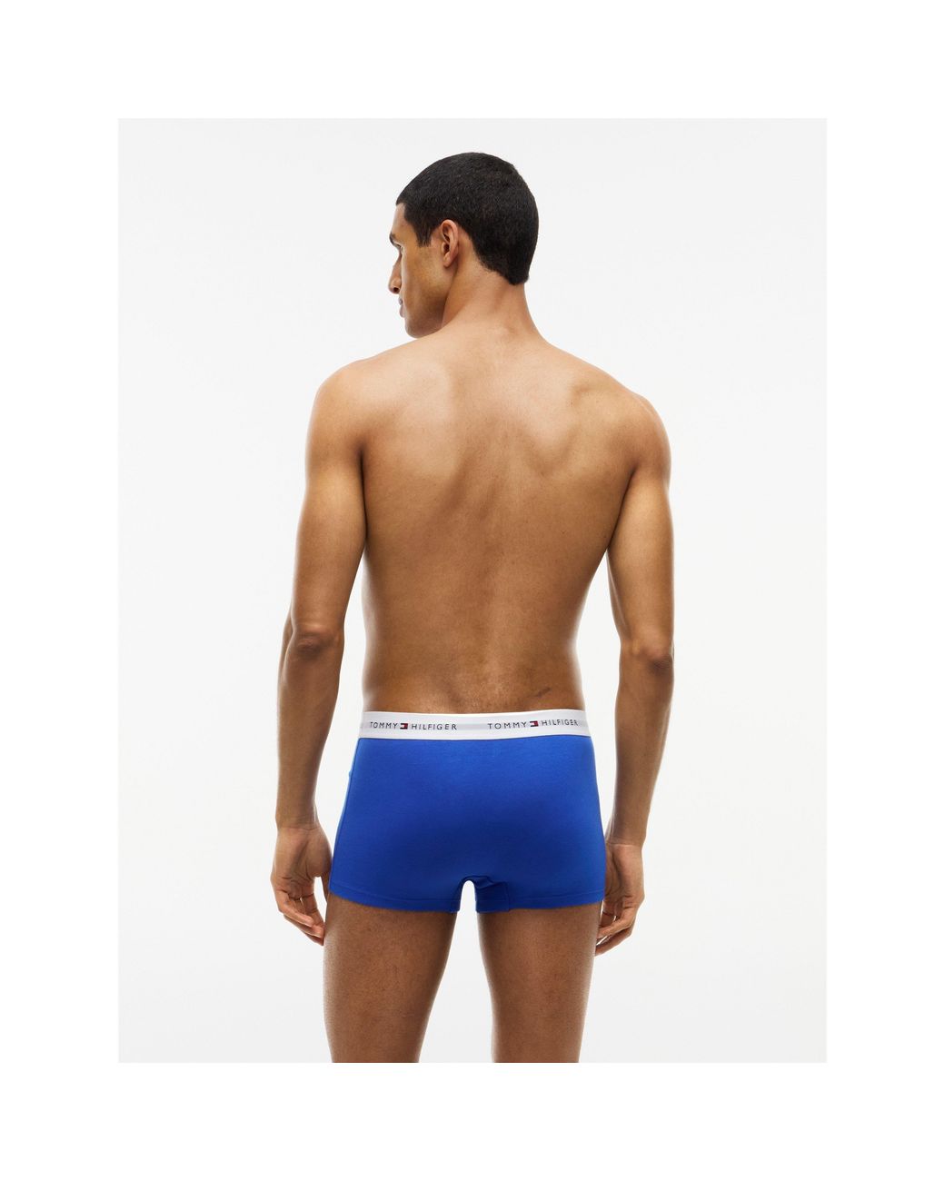Tommy Hilfiger Black 3-Pack Logo Waistband Trunks for men