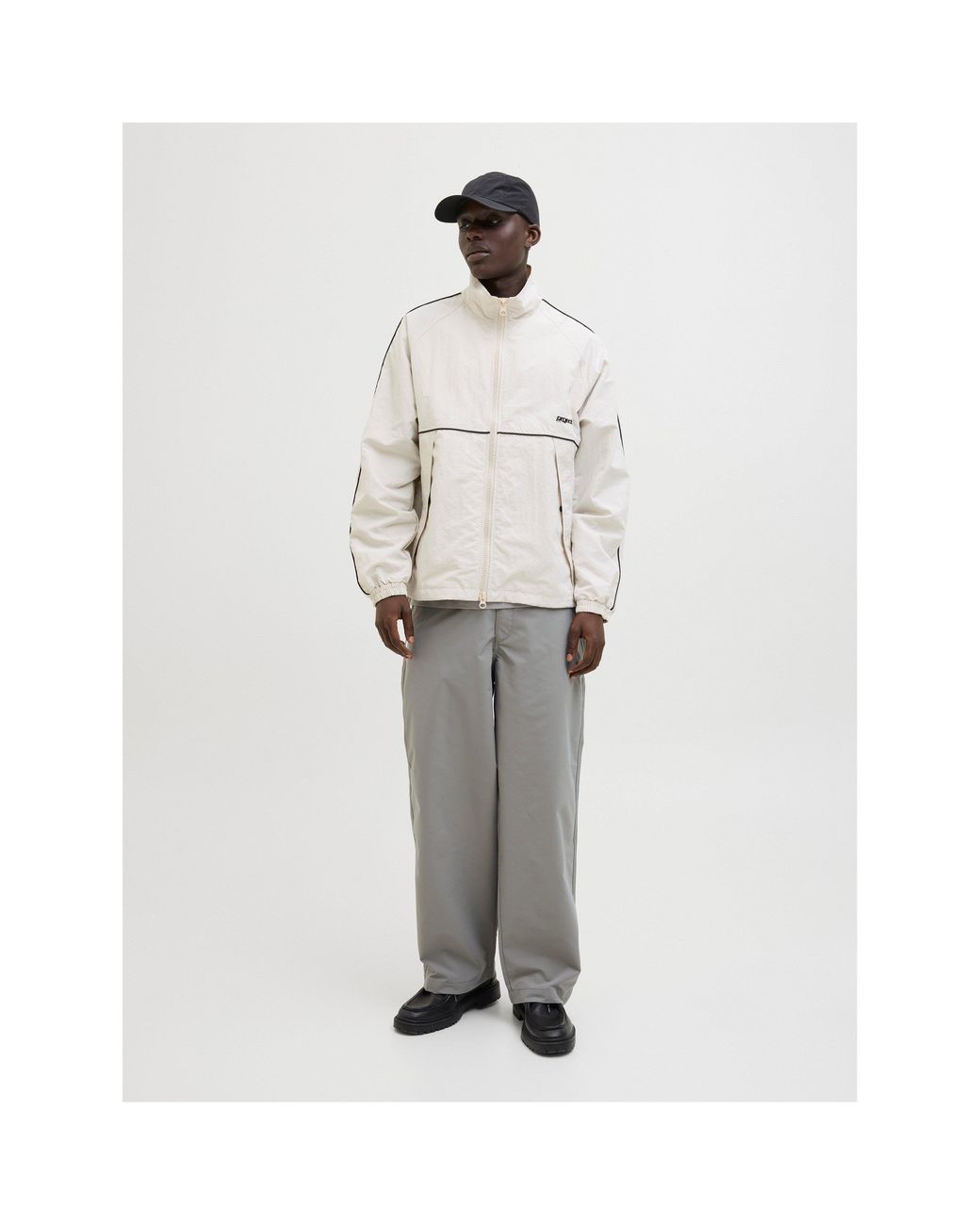 Jack & Jones Gray Owen Chino Trousers for men