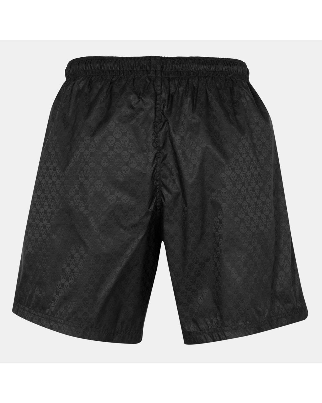McQueen Black Alex Repeat Quick Dry Trunk Fit Swim Shorts for men