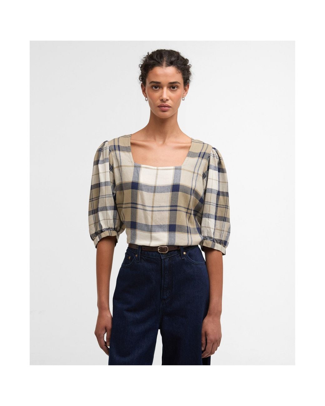 Barbour Multicolor Short Sleeve Blouse