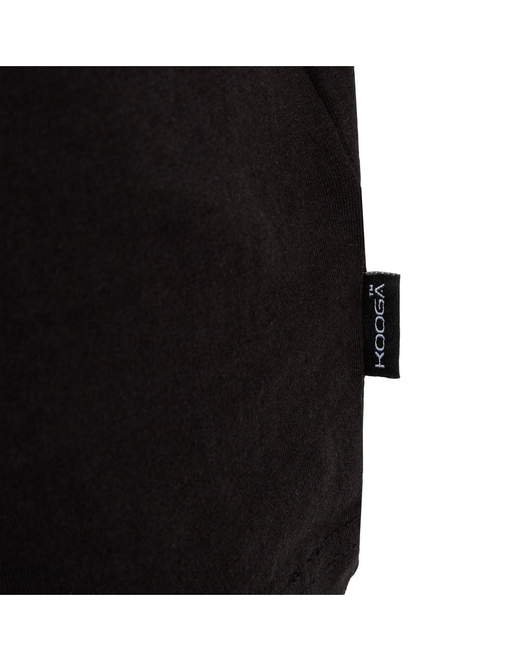 Kooga Black Essential Logo Rugby T-Shirt for men