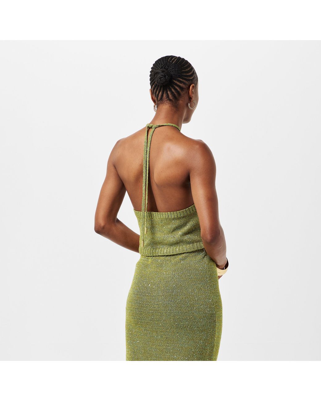 Asta Resort Green Teresa Bandeau Top
