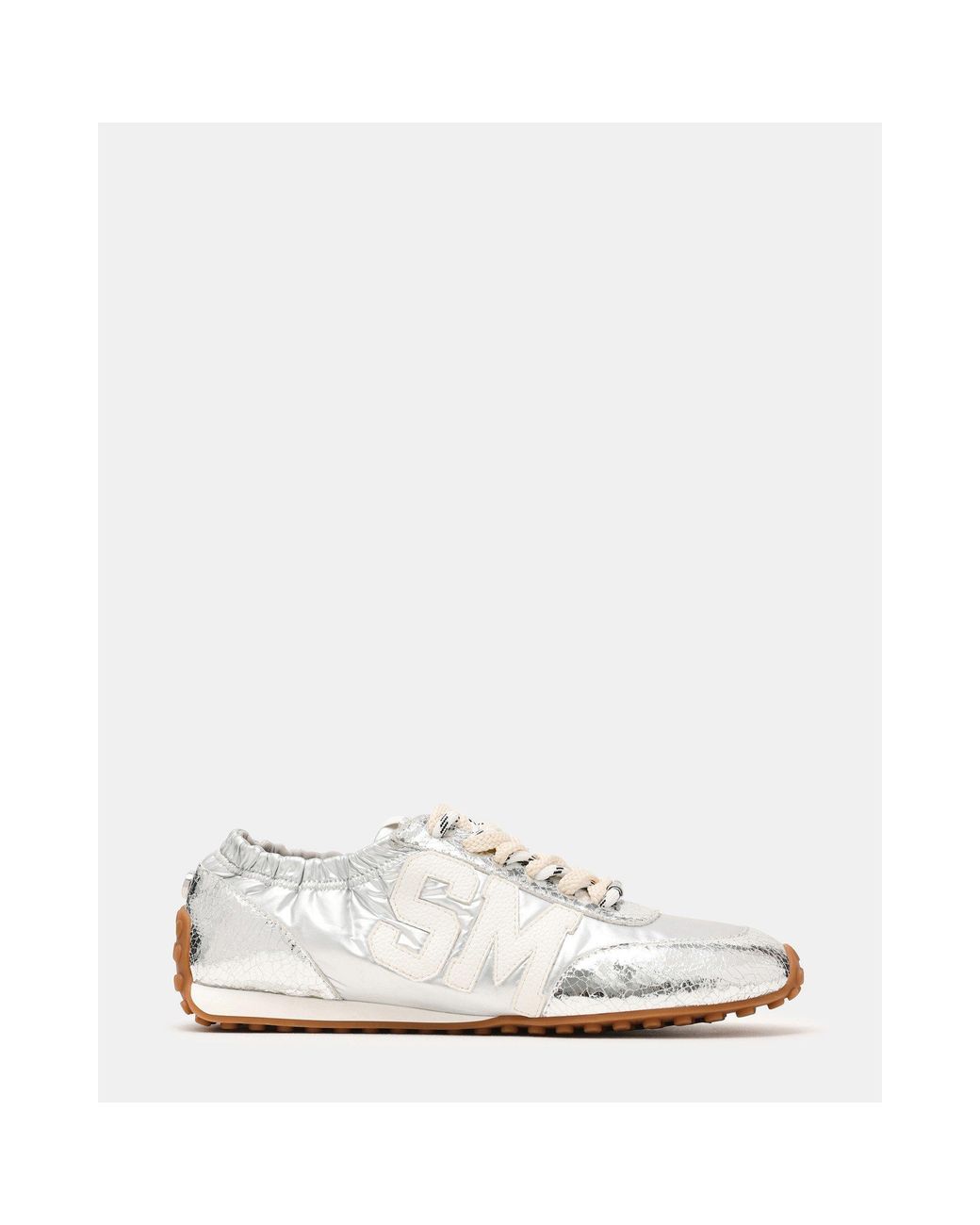 Steve Madden White Cashbox Low-Top Trainers