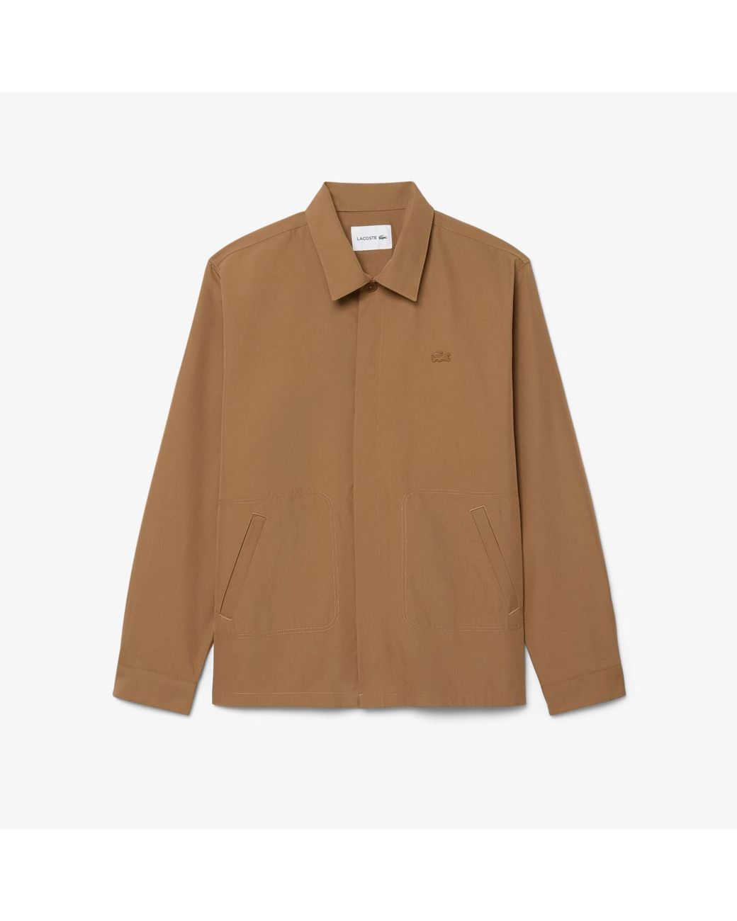 Lacoste Brown Overshirt Sn64 for men