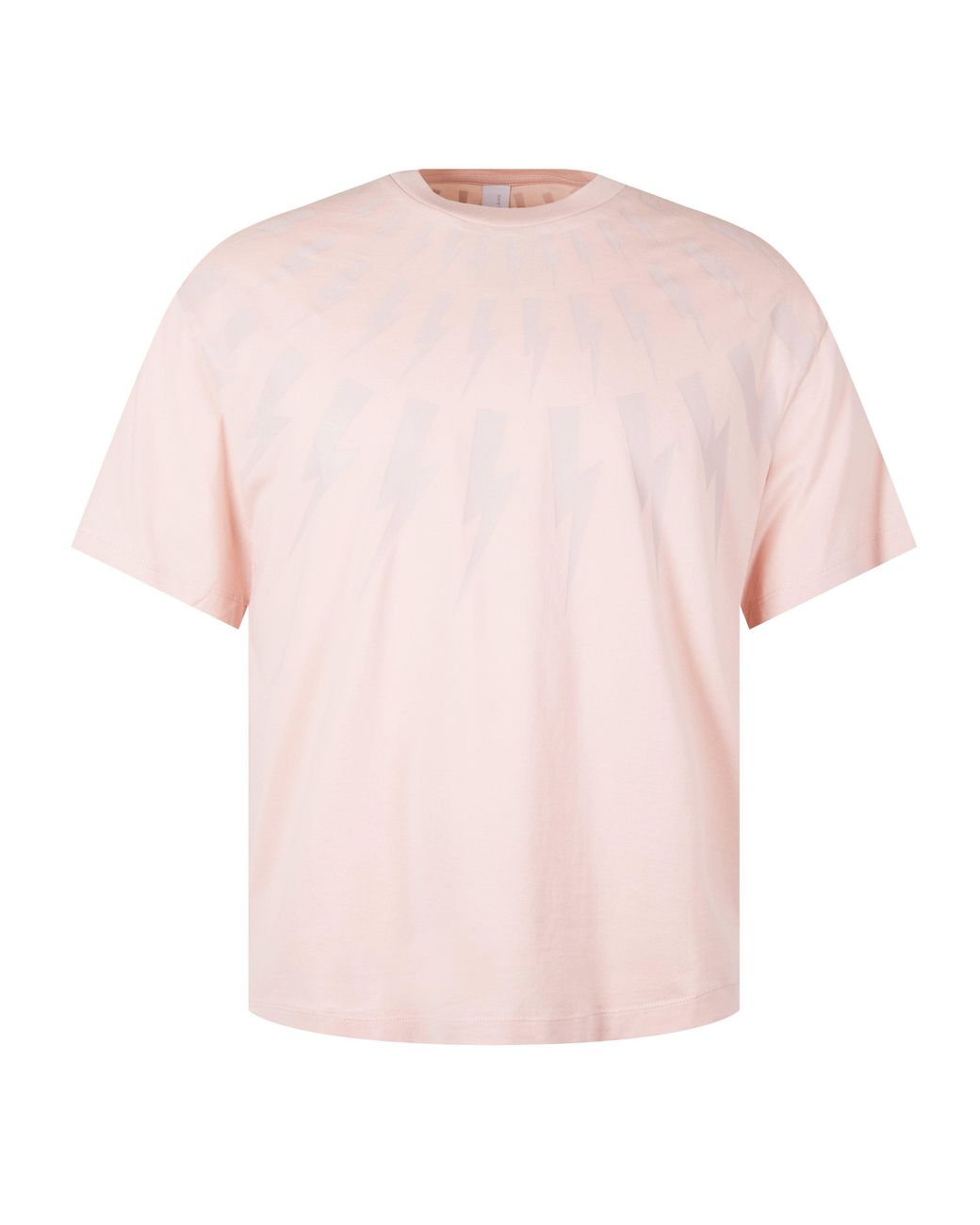 Neil Barrett Pink Thunderbolt T-Shirt for men