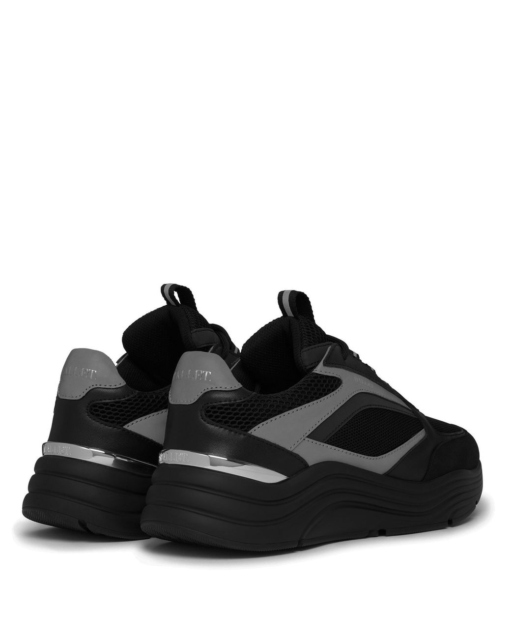 Mallet Black Chunky Trainers for men
