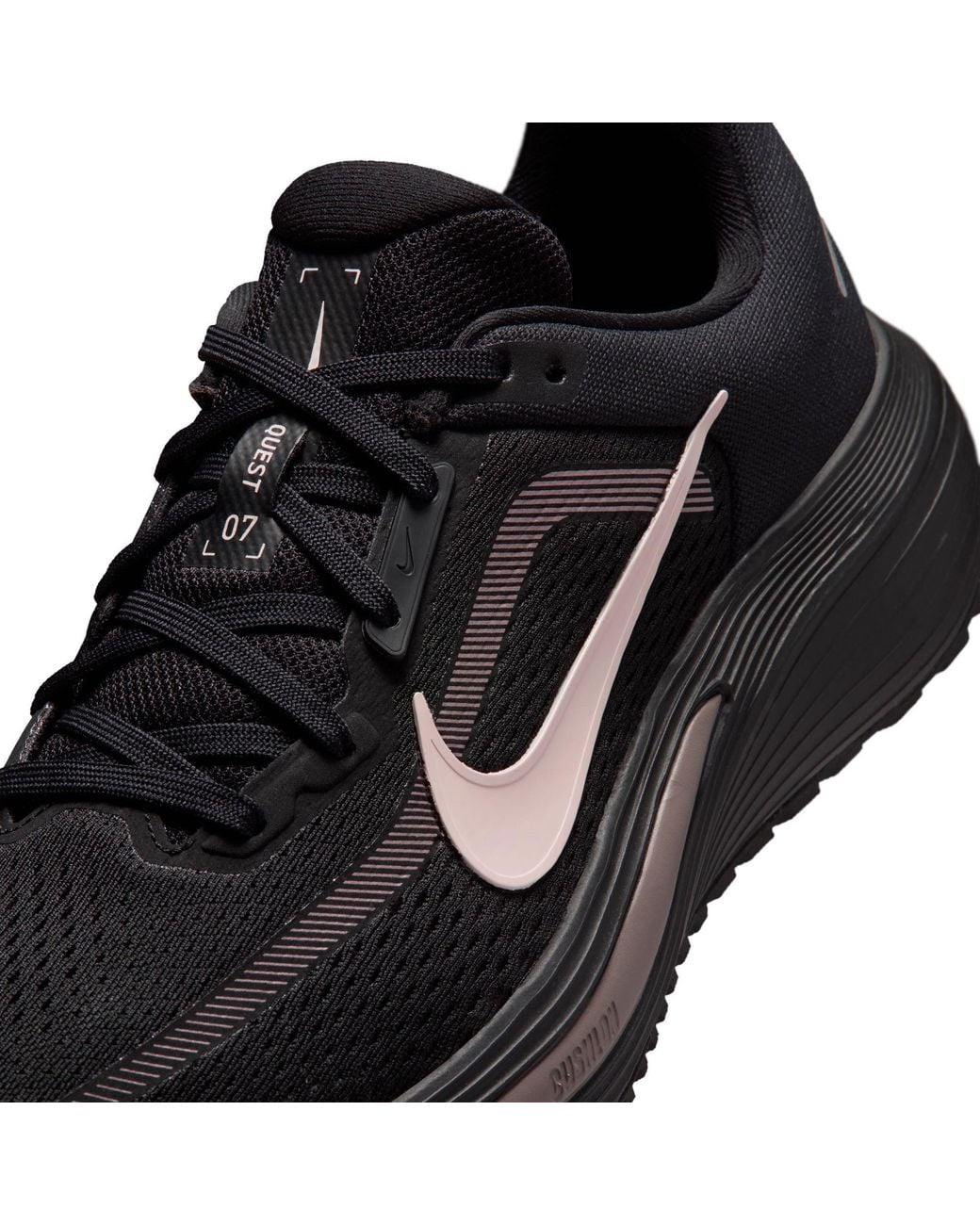 Nike Black Quest 7 Road Running Shoes