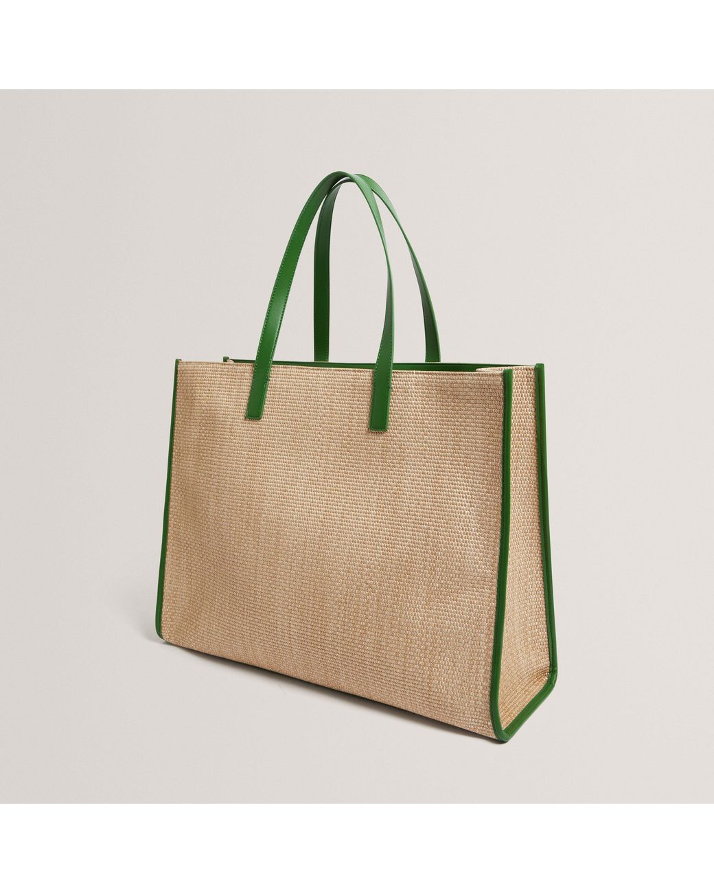 Ted Baker Natural Raffia Large Icon Bag