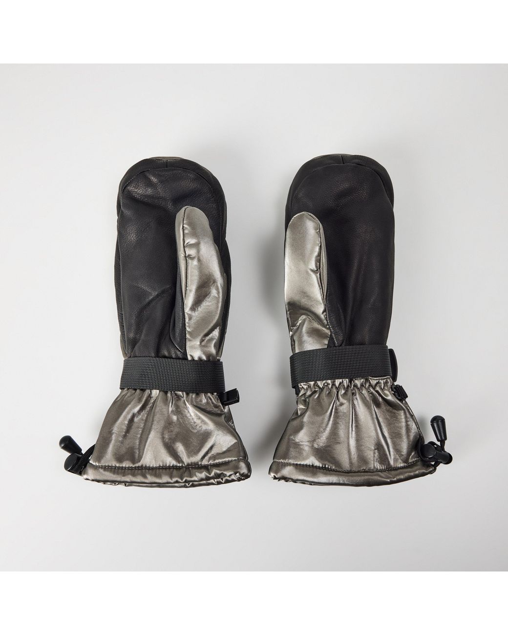 Boss Gray Insulated Waterproof Ergonomic Ski Gloves for men