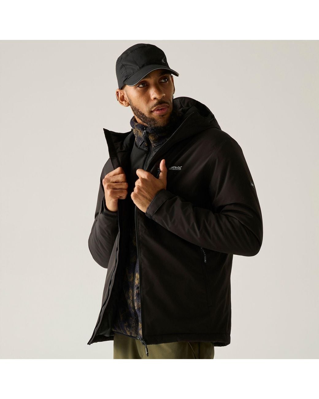Regatta Black Allston Waterproof Jacket for men