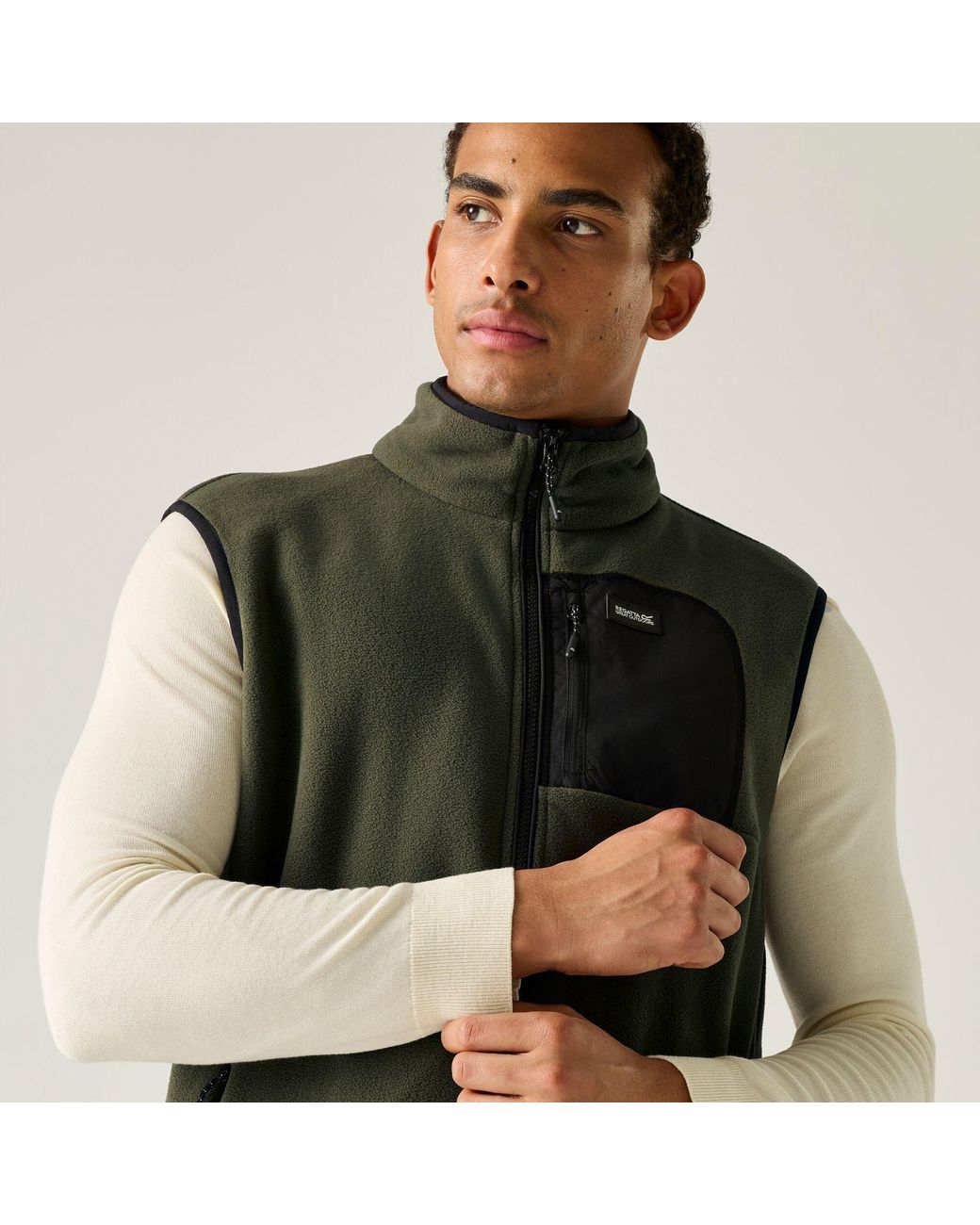 Regatta Black Frankie Fleece Gilet for men