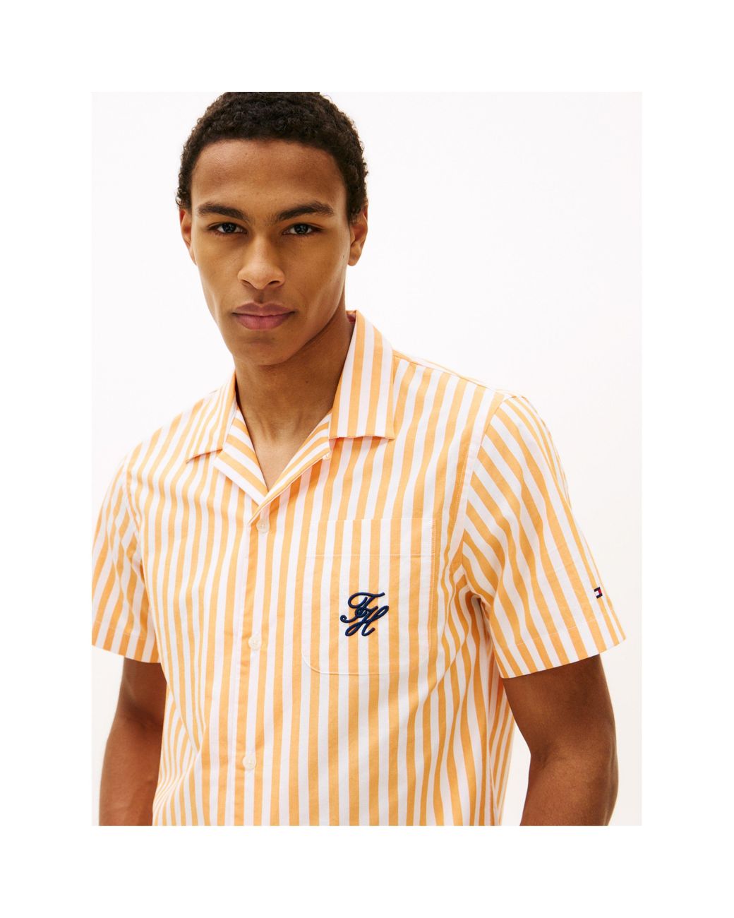 Tommy Hilfiger Natural Patterned Short Sleeve Shirt for men
