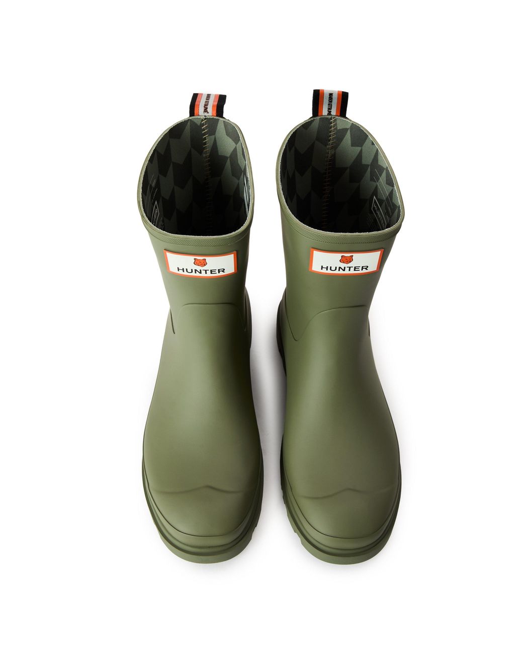 Maison Kitsuné Green X Hunter Dp Short Wellingtons