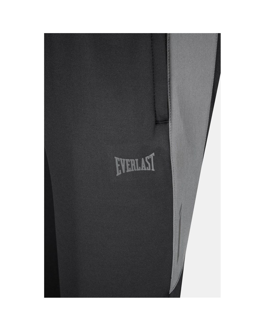 Everlast Black Nrg Closed Hem Poly Tracksuit Joggers for men