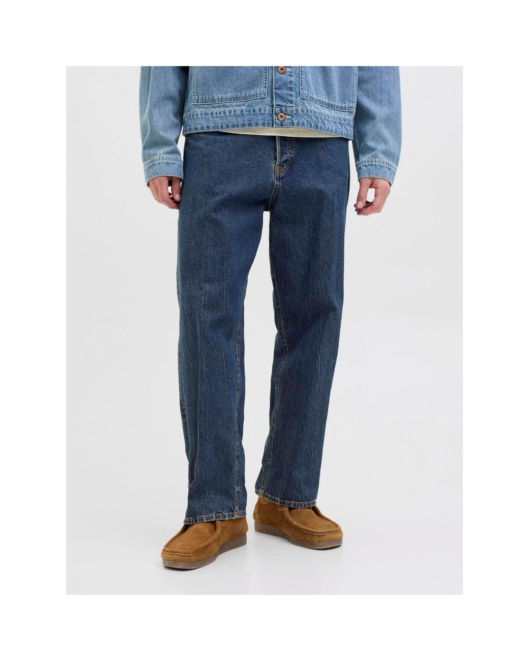 Jack & Jones Blue Eddie Baggy Jeans for men