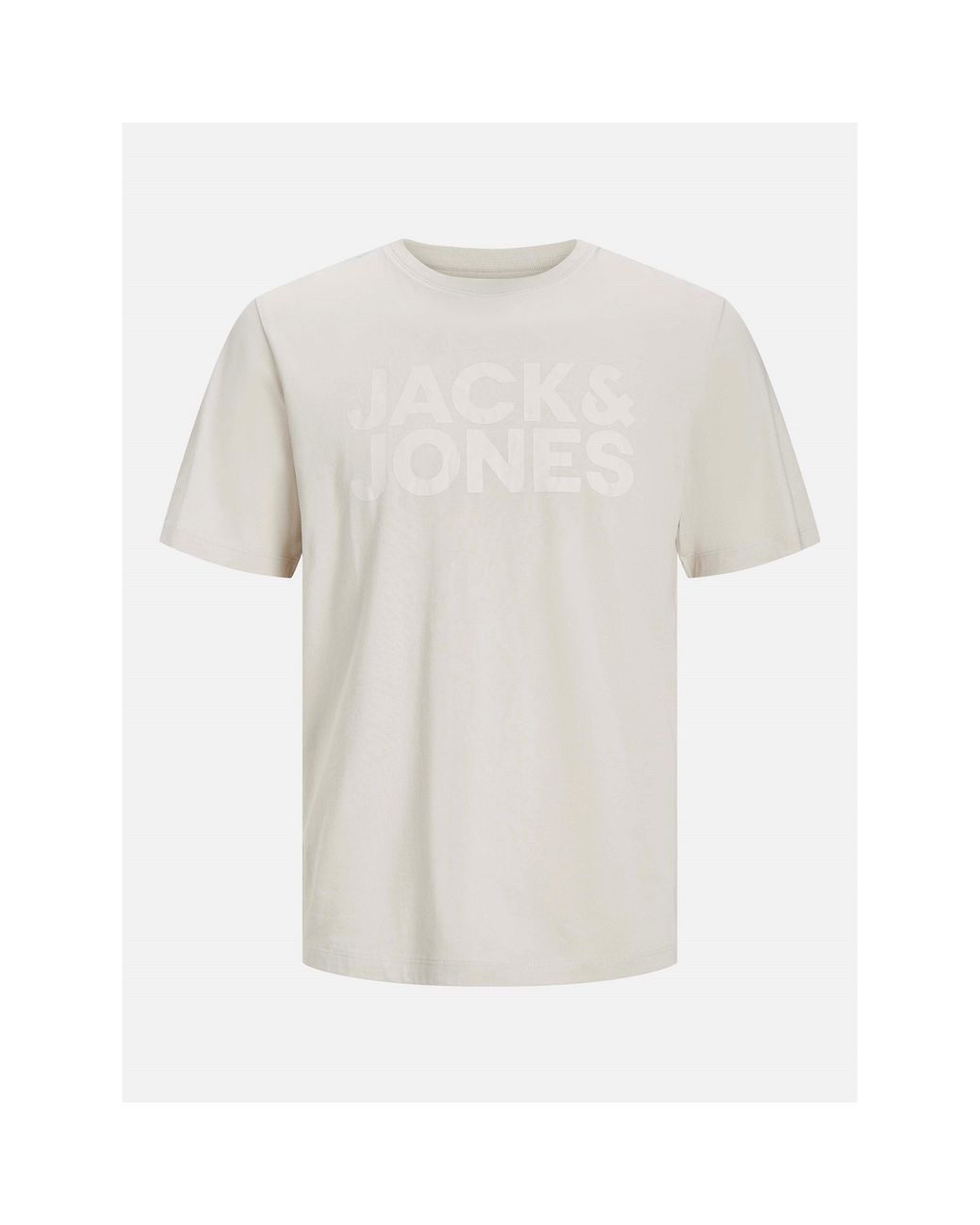 Jack & Jones White Corp Logo T-Shirt for men