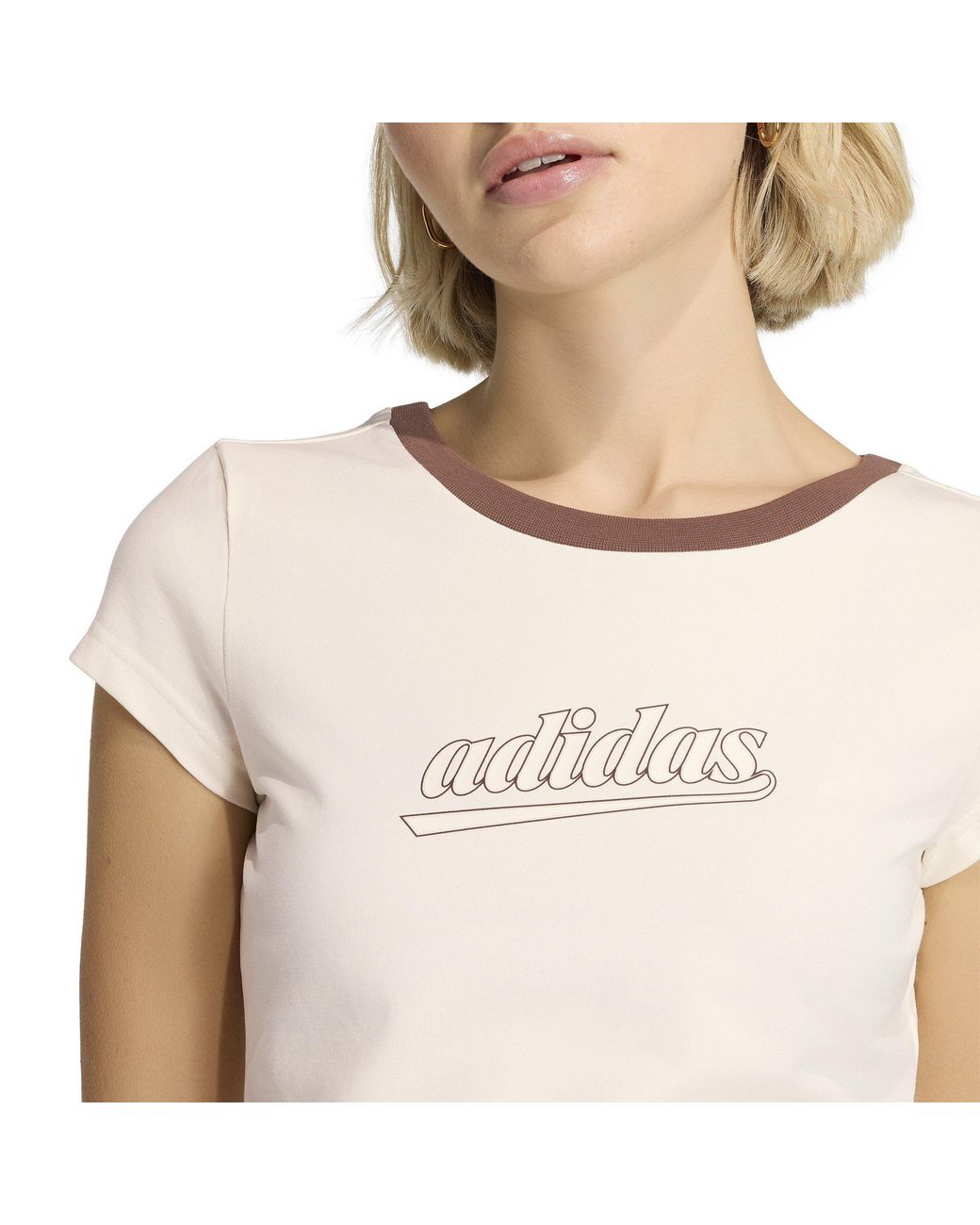 Adidas Natural Slim Fit T-Shirt