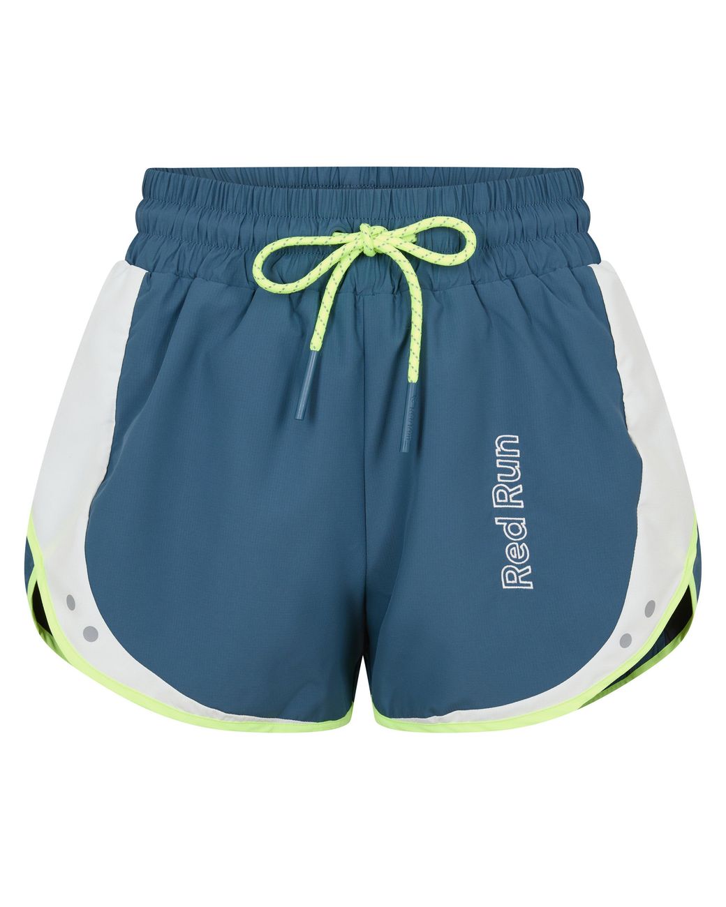 Red Run Blue Colourblock Running Shorts