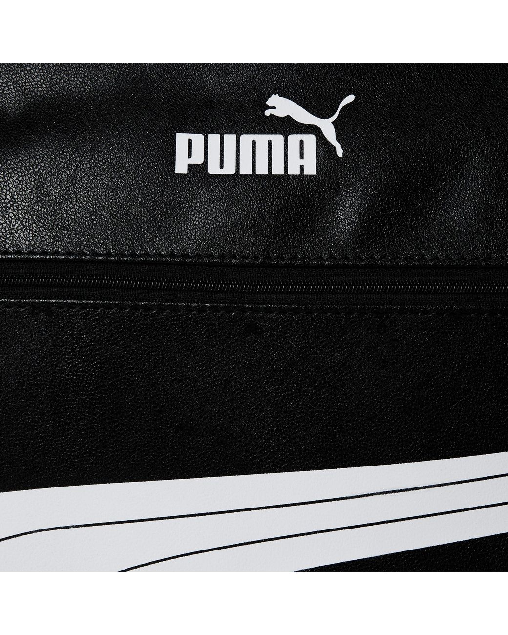PUMA Black College Reporter Messenger Bag for men