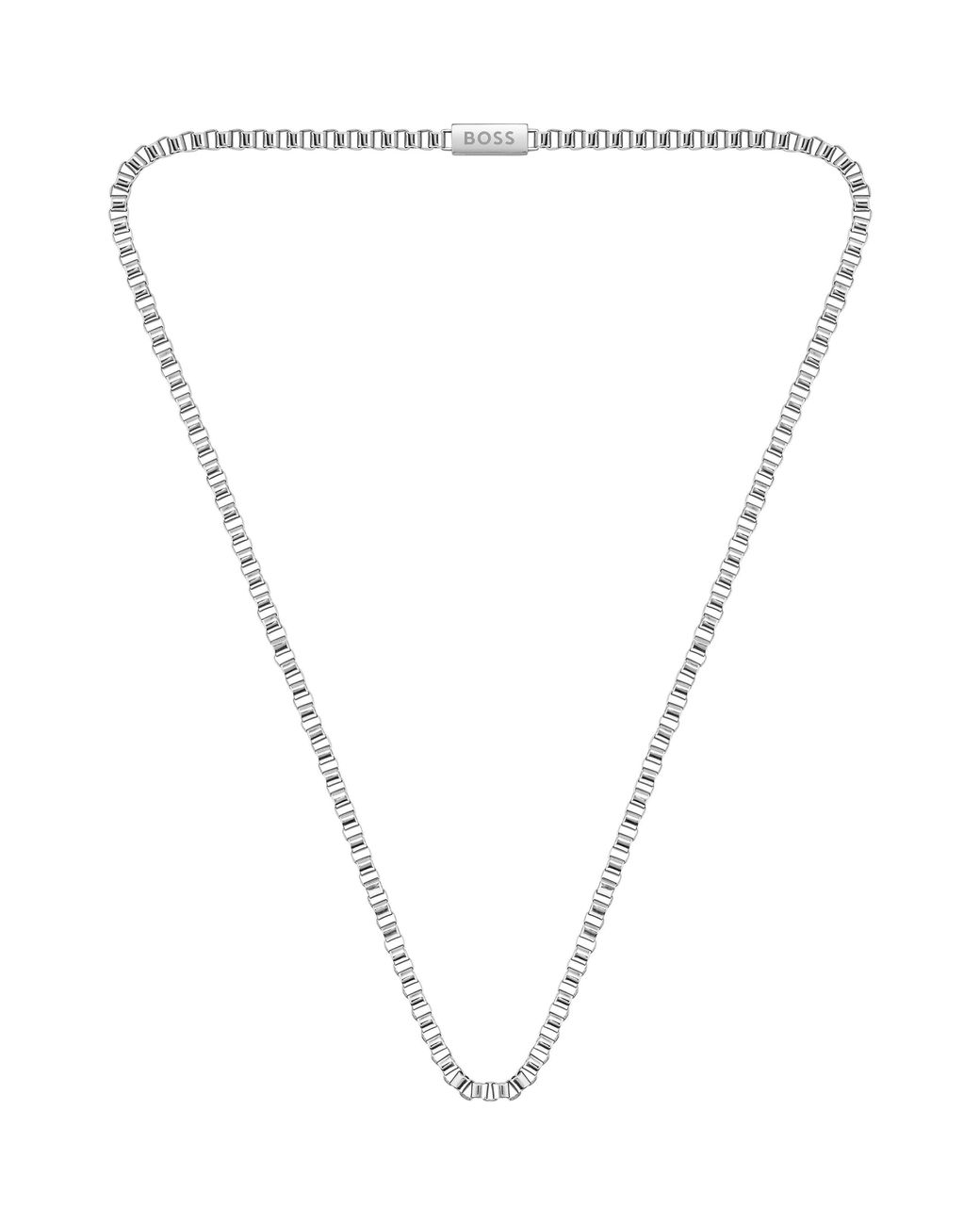 Boss Metallic Chain Magnetic Necklace for men