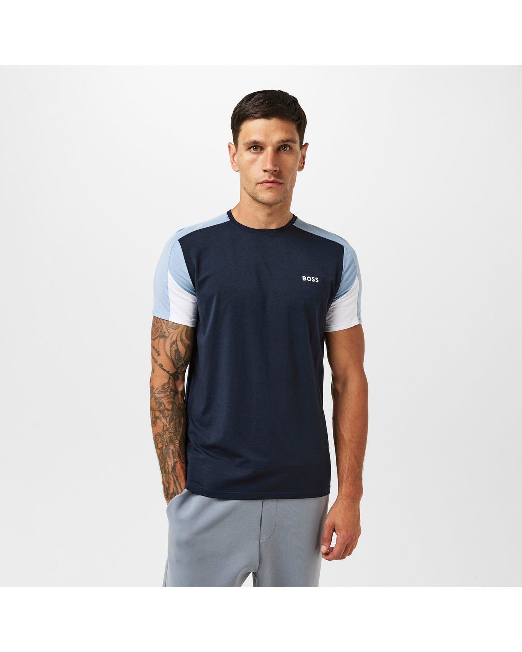 Boss Blue Balance T-Shirt, Regular Fit for men