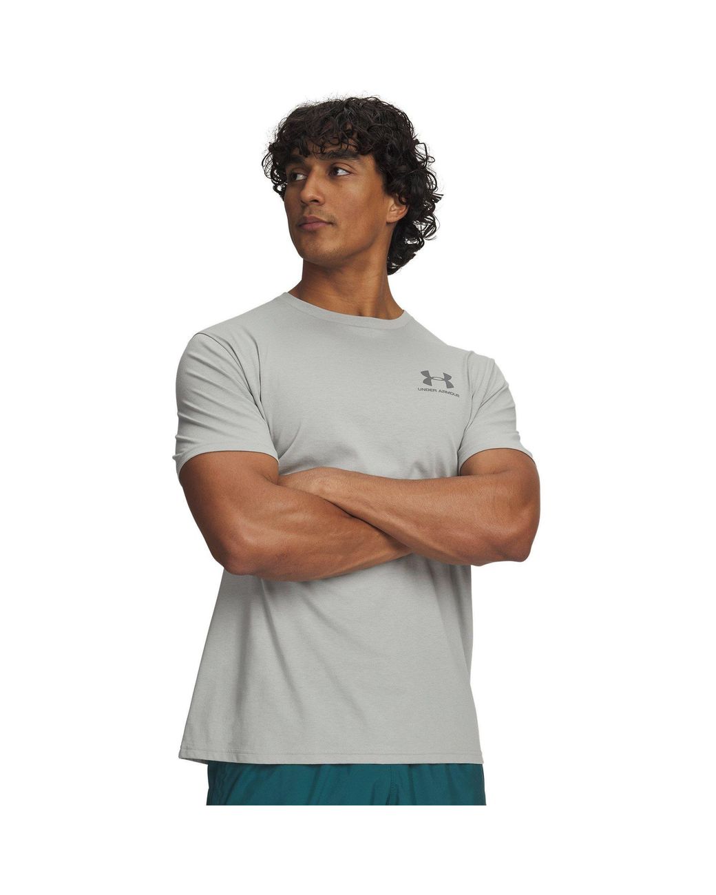 Under Armour Gray Logo T-Shirt for men