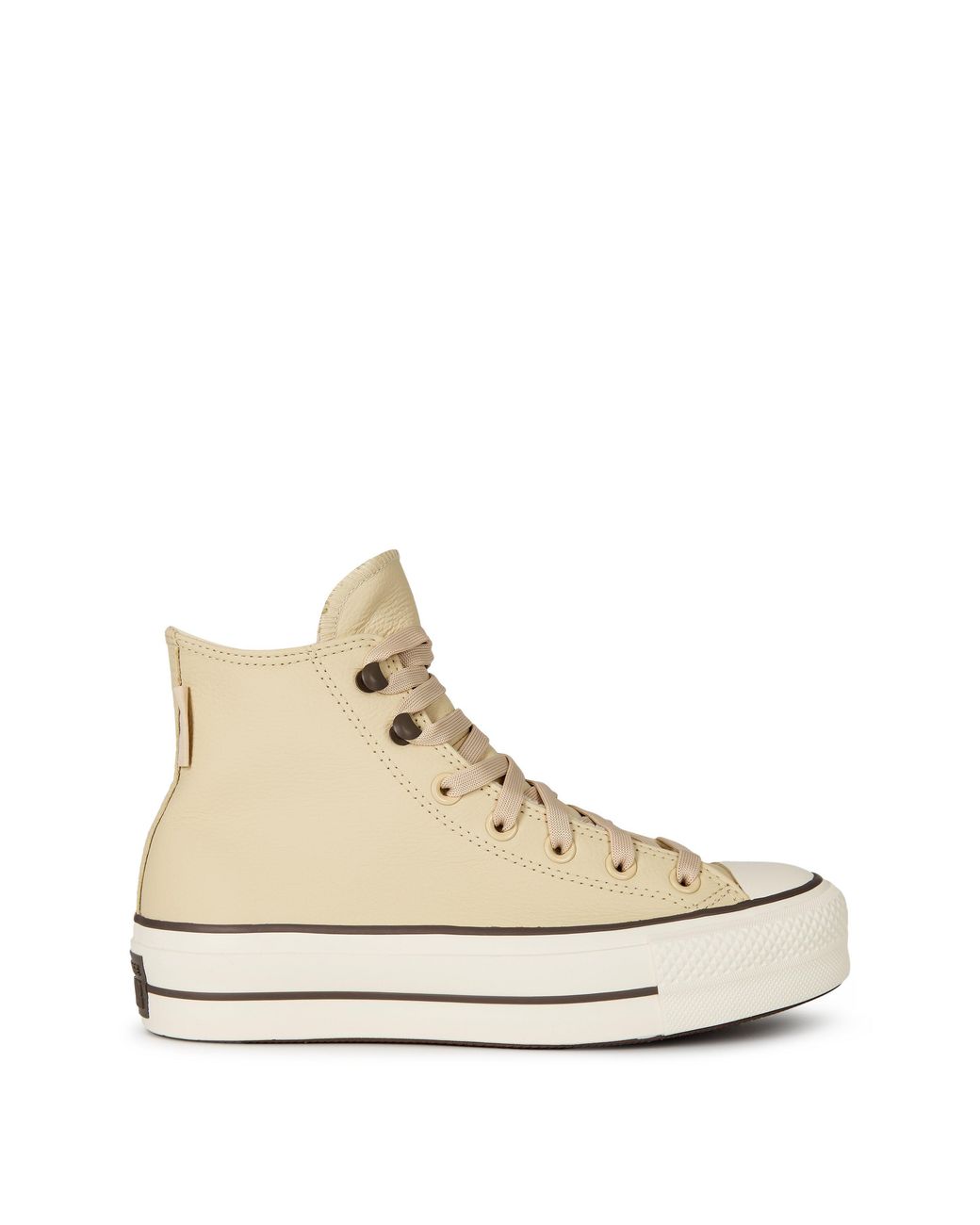 Converse Natural Chuck Taylor All Star Platform High Top Sneakers