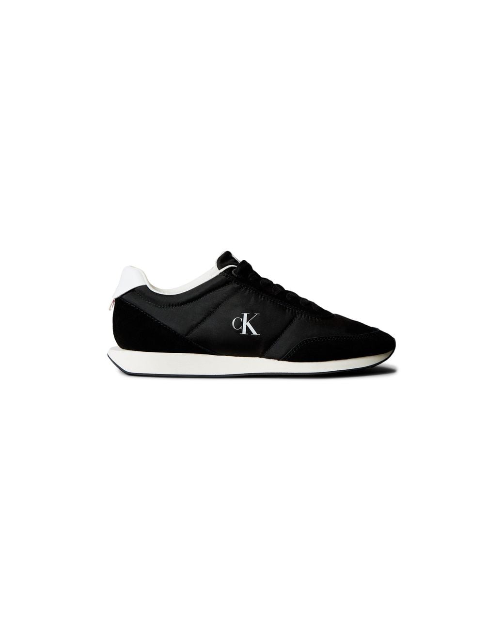 Calvin Klein Black Ck Retro Runners for men