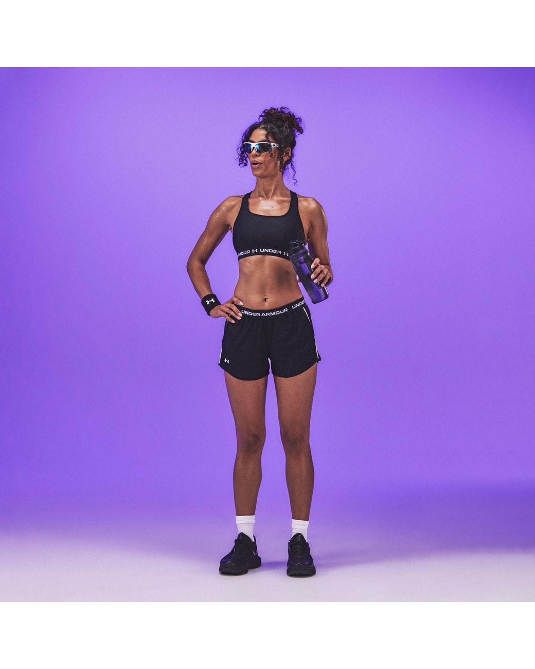 Under Armour Green Wrap Sunglass